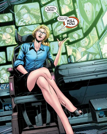 Now moving on from villains let's get to supporting characters. Felicity Smoak was put into the Green Arrow comics to tie into to the show the problem?