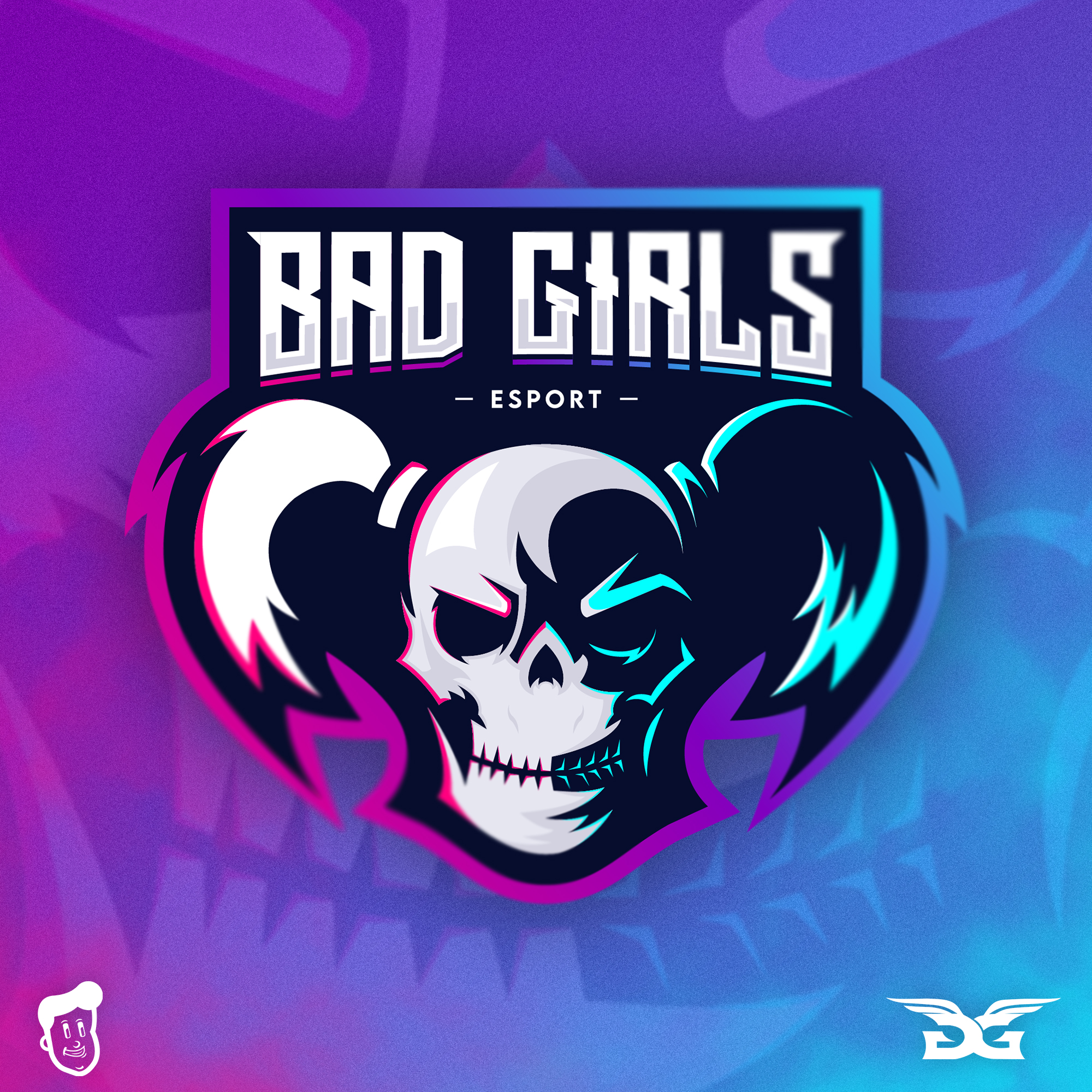 Bad Girl Logo - Etsy