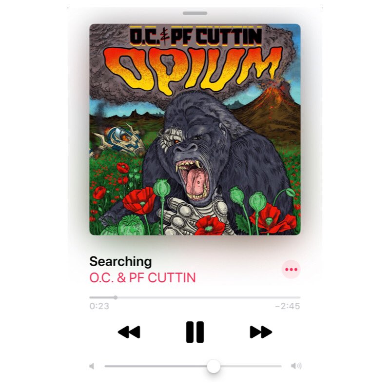 StephDashNash's tweet photo. On October 22, 2018 this gem "Opium" was released by O.C. @therealocizzle & PF CUTTIN @PFCUTTIN The entire project is dope. I have it both in cd & digital. My fav 3 tracks are Searching, Get In Line & 88.
#musiclove #hiphop #opium #ocditc #pfcuttin https://t.co/4gm3USE8mO