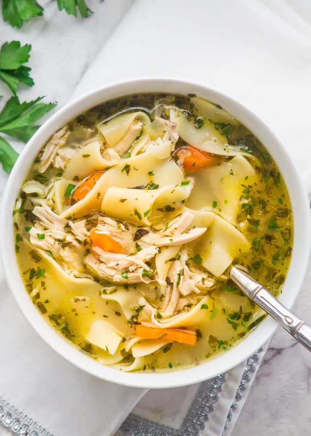 Instant Pot Chicken Noodle Soup - Jo Cooks