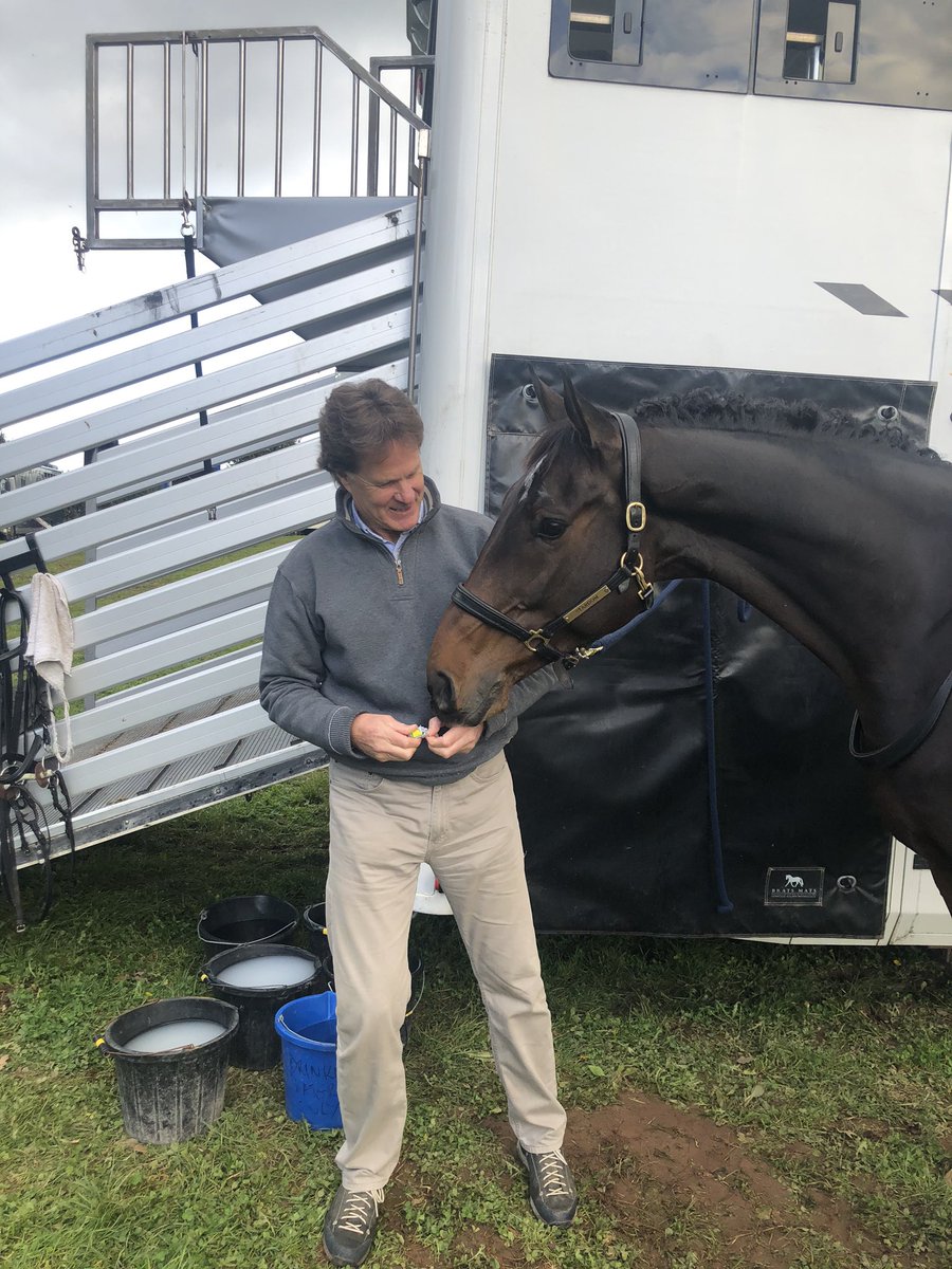 A win today for <a href="/WILLRAWLIN/">Will Rawlin</a> with The Dominator PFB <a href="/BictonArena/">Bicton Arena</a> ....their 2nd win on the trot (excuse the pun 😂) and a great way to finish the season. Good times ahead 🤞🤞🤞