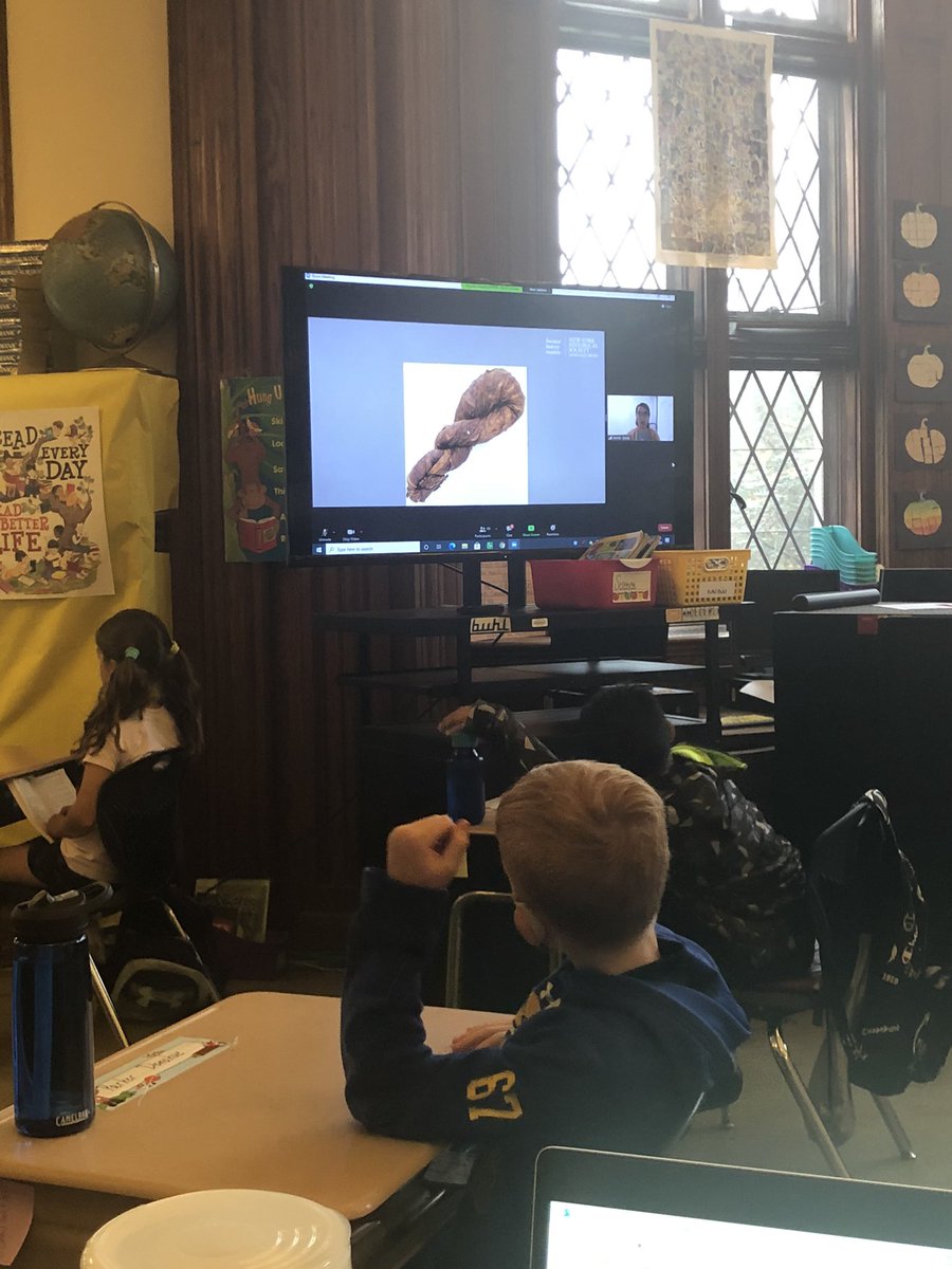 Mrs_Croon's tweet photo. Going on a virtual field trip, thanks to the NY historical society, was a fun was to learn about artifacts from settlers in British New York.  @StewartSchoolGC @Keri_Hand https://t.co/KK7jTdguL0