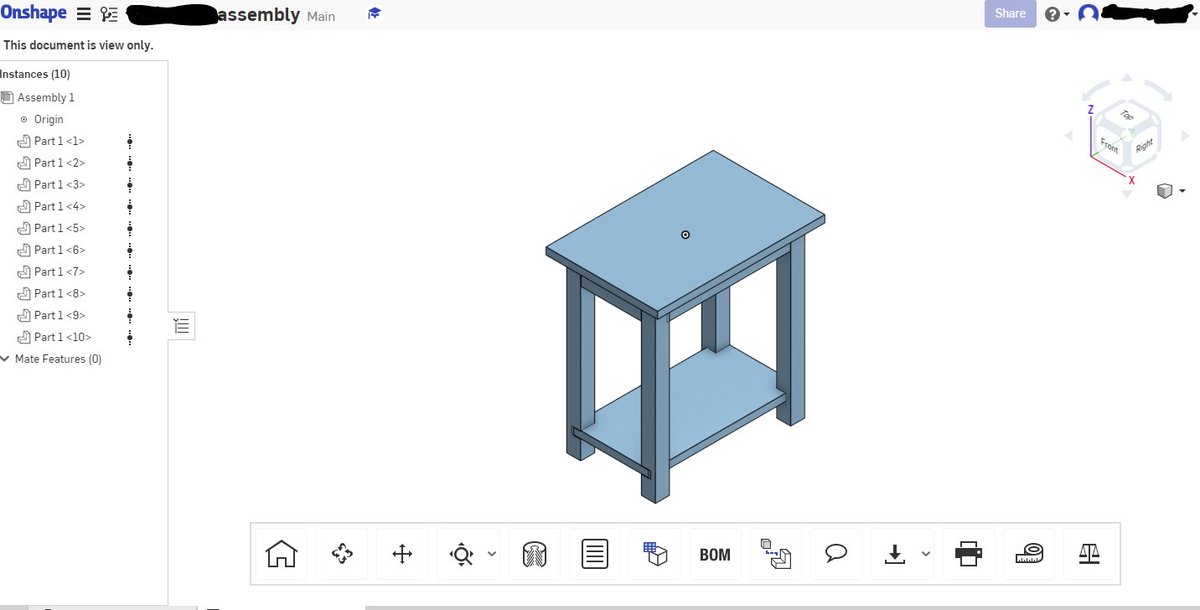 ASH_Man_SHSM's tweet photo. Gr11 students using OnShape to make model of Custom Woodworking projects. What an awesome Bedside Table model. @TechEdBlakely thanks for the encouragement #ocsb #ocsbtechedge #ocsbteched #Onshape https://t.co/XP6mADbAIo