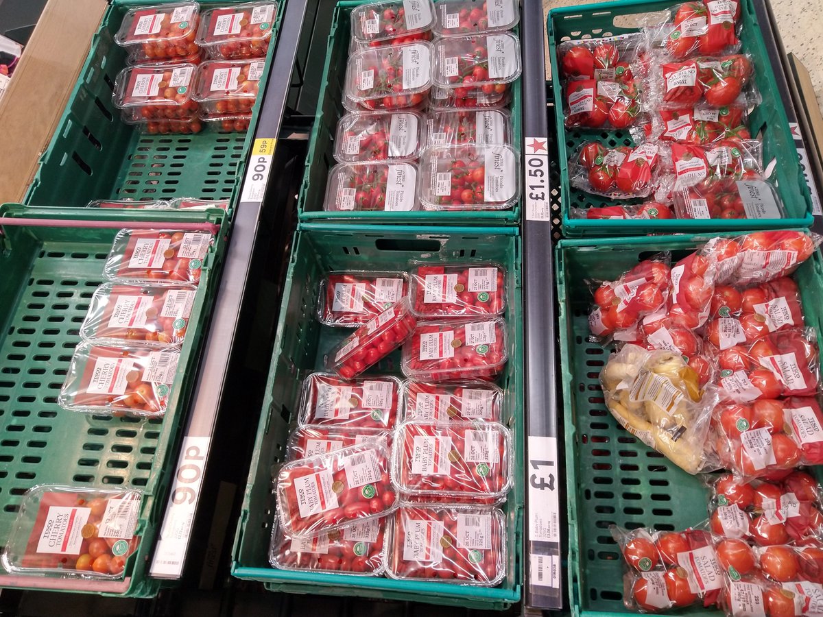 redfoxtracker's tweet photo. Facing an alter to plastic wrapping in my local @Tesco  "fresh produce" aisles. It's like something from a nightmare. Why is this happening? Why is it allowed? Please don't say you plan to remove X amount of packaging by 202X. This is morally wrong. @friends_earth #plasticwaste https://t.co/ih4gdMGNUW