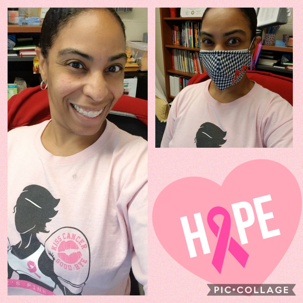 It's PINK OUT Thursday at @APSHAES !! #greatcause #allsmiles #BlazingTrails @PrinDSTaylor @HAES_APGreen @ShondaFulton5