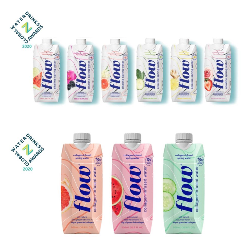 I'm so proud that the industry continues to recognize the quality of Flow's beverages and strength of our innovation pipeline.
Thank you to the Global Water Drinks Awards for recognizing Flow as the "best flavoured water" and our #collagen line as the "best brand extension." https://t.co/QGCh7Q34W7
