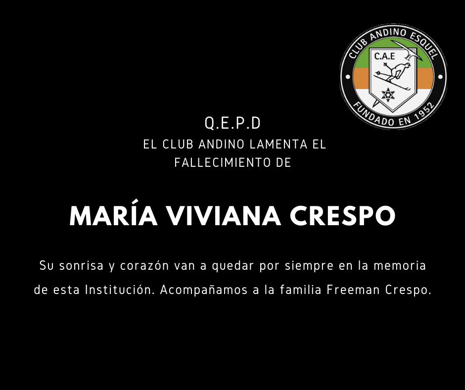 AndinoEsquel's tweet photo. Querida Marisa, tu sonrisa y corazòn van a quedar por siempre en el CAE.
Ejemplo de fortaleza, generosidad y compañerismo. Q.E.P.D https://t.co/5Ic5jdOKxp