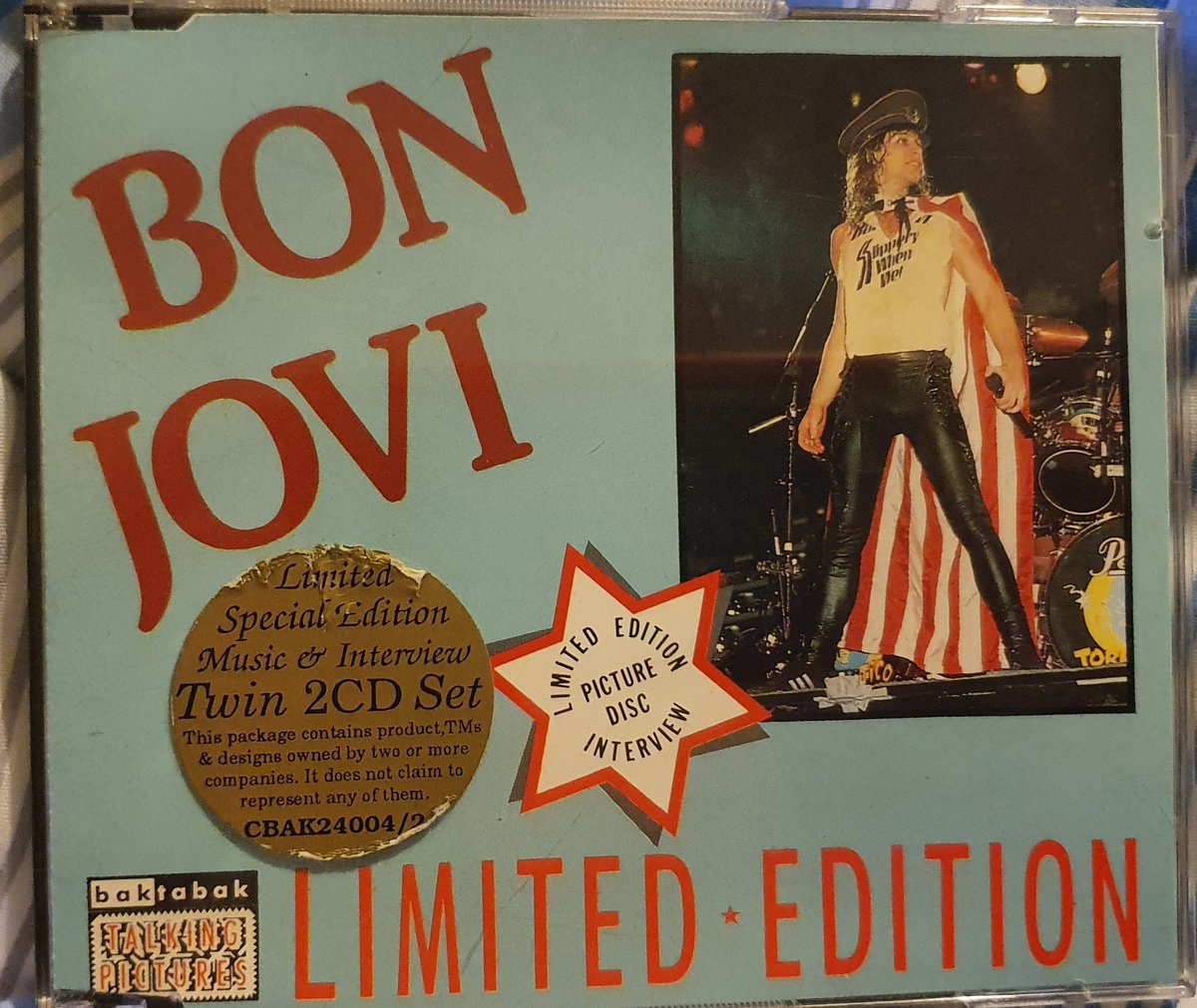 markisnothere's tweet image. So having a clean up and clear out and came across what appears to be a VERY rare Bon Jovi double cd single of Keep The Faith. I bought this from HMV or somewhere like that in '92-ish. Can't find mention of it anywhere on the internet. #BonJovi #rarecd #cdcollectors