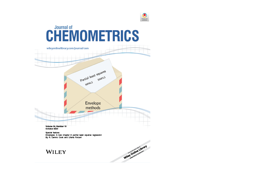 UMNStatistics's tweet photo. Congratulations to Professor Dennis Cook and Visiting Scholar Liliana Forzani, whose article is featured on the cover of the Journal of Chemometrics this month! https://t.co/fanQCBxNGt #umncla #UMNproud https://t.co/OrLhdpdgCb