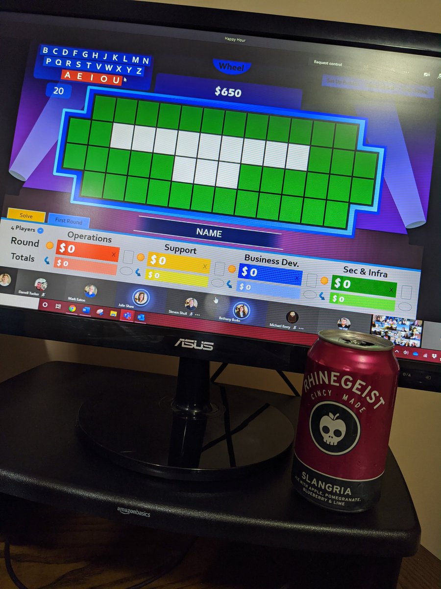 Happy Hour with team <a href="/Projetech_Inc/">Projetech Inc.</a> ! 
#WheelOfFortune #rhinegeist #companyculture