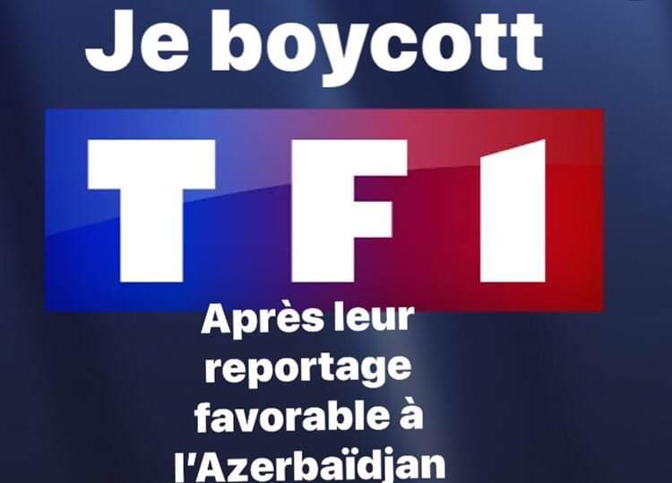 SystemaFrance's tweet image. #boycottTf1 #shameonTf1
😡 Le reportage de TF1 sur la guerre au Karabakh est totalement partial et ne reflète pas la réalité de la guerre ! 
J’ai honte de payer ma redevance !  #TF1lahonte