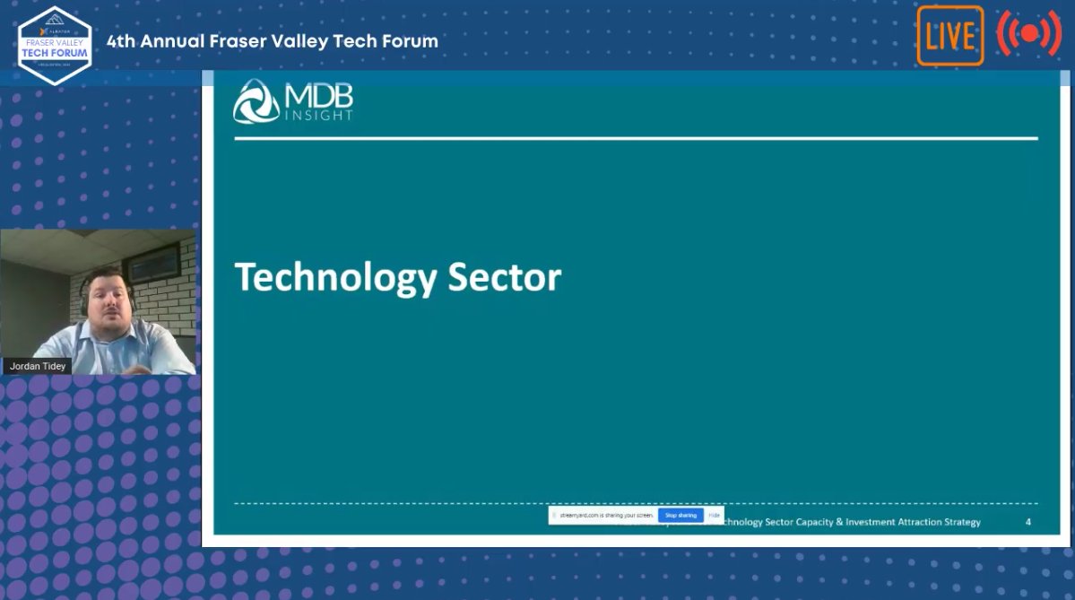 XLRatorFV's tweet image. Welcome our next guest speaker, Jordan Tidey. Jordan Tidey is a senior consultant at MDB Insights. Jordan will be sharing his vision for putting the Fraser Valley on the tech map.

Want to join us and watch? Join here fvtechforum.ca/join-now

#FVTechForum