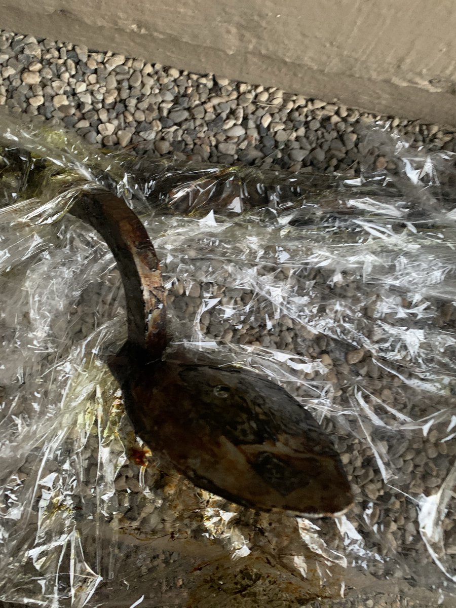 this handrail was a rusty mess before it met Metal Rescue GEL. 

GEL is easy to use - just apply &amp; wrap! then check periodically. once desired results are achieved, rinse of wipe of GEL completely. 

#rust #rusty #diy #homeowner #homemaintenance #restoration