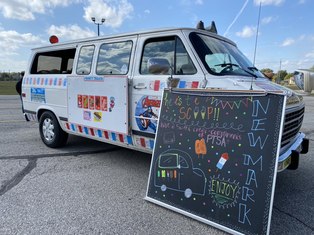 I scream, you scream, we ALL scream for ICE CREAM! 🍦 Ok, so there wasn’t really any screaming but there were LOTS of masked smiles and thank you’s!  <a href="/NMMSNorthstars/">New Mark</a> PTSA provided a sweet treat for all students and staff this week. Everyone enjoyed the treat! <a href="/NKCSchools/">NKC Schools</a>