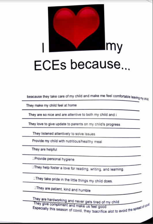 OttawaCCN's tweet photo. Lots of love and support for #ECEAppreciationDay at Vanier Co-op Child Care Centre today!

Great to see parents throwing a party to show that #613supportsECEs https://t.co/tj78wwdC5m