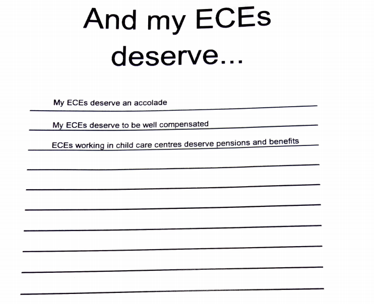 OttawaCCN's tweet photo. Lots of love and support for #ECEAppreciationDay at Vanier Co-op Child Care Centre today!

Great to see parents throwing a party to show that #613supportsECEs https://t.co/tj78wwdC5m