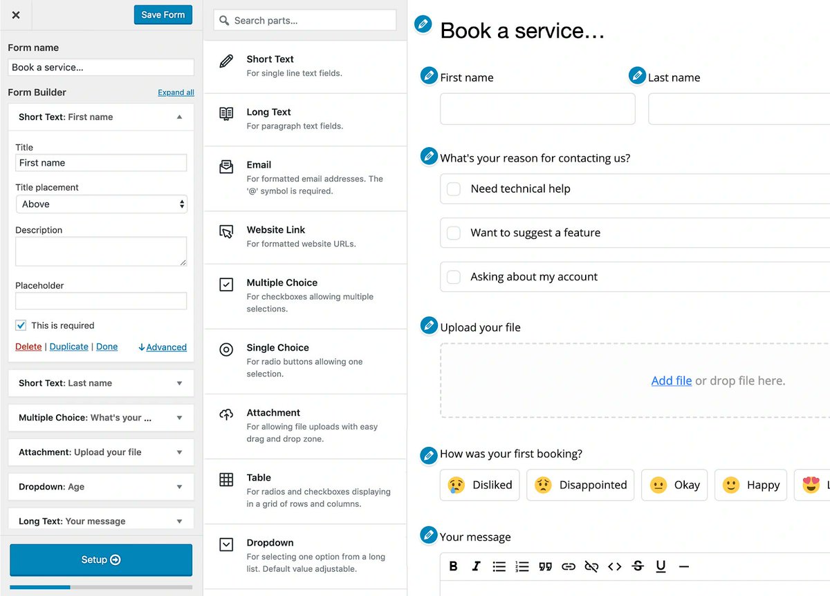 AlinaHansen's tweet photo. A better way to build #WordPress forms, sign-ups, #surveys, polls, and checkouts!

Get feedback from leads and customers using surveys and polls that display live results!

BUY NOW: https://t.co/W2DlctQyFf https://t.co/h20tZBTcIp