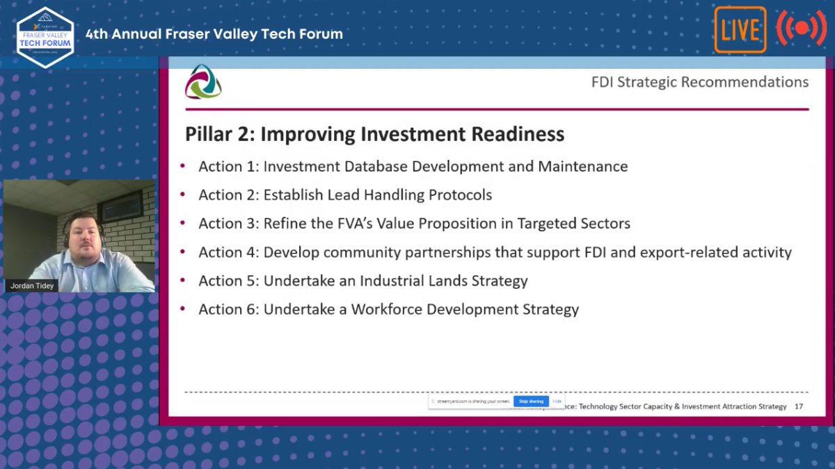 XLRatorFV's tweet image. &quot;By having a solid business retention and expansion plan and working with local businesses and sectors, you can understand what their pain points might be.&quot;

Jordan Tidey on understanding business needs.

Want to join us and watch? Join here fvtechforum.ca/join-now

#FVTechForum