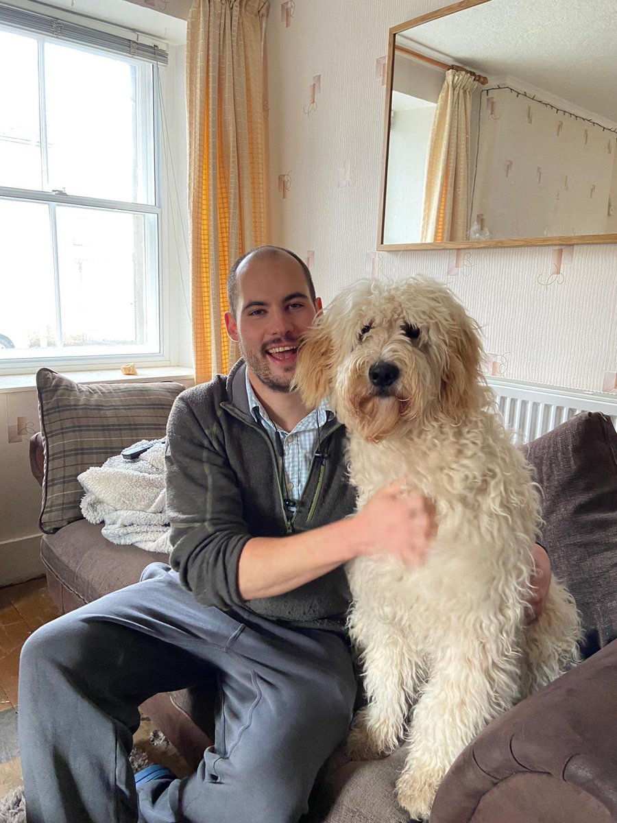 Viva done! Shirt on top, joggers on the bottom. Puppy very happy for me 🐶