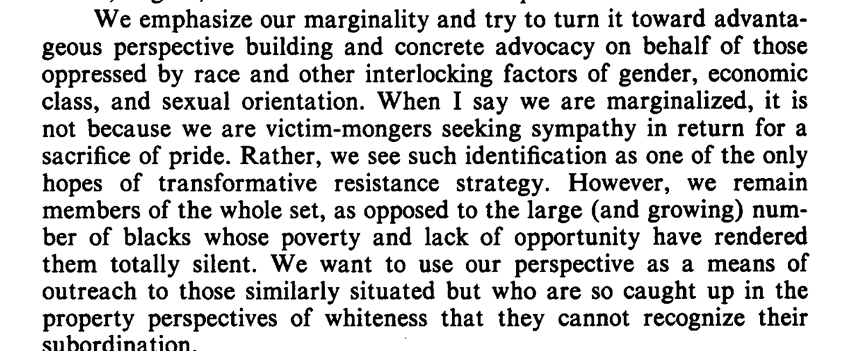 Text from Derrick Bell's Who's Afraid of CRT.