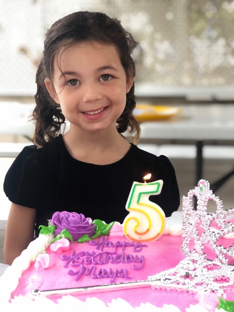 Here are some things you should know about my daughter.--Today is her fifth birthday--She is getting two cakes because she can't have a party and because she's the best--She is my favorite person