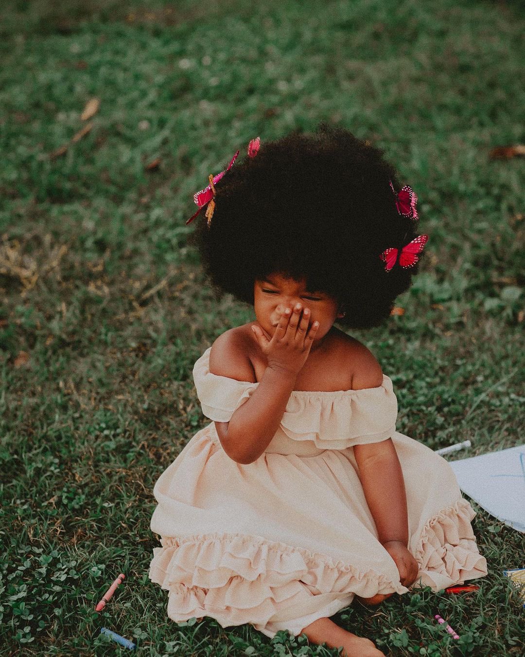 curlygirlcollective on Twitter "Black Girl Joy personified 😍🦋 ♥️ ⁣ 📸