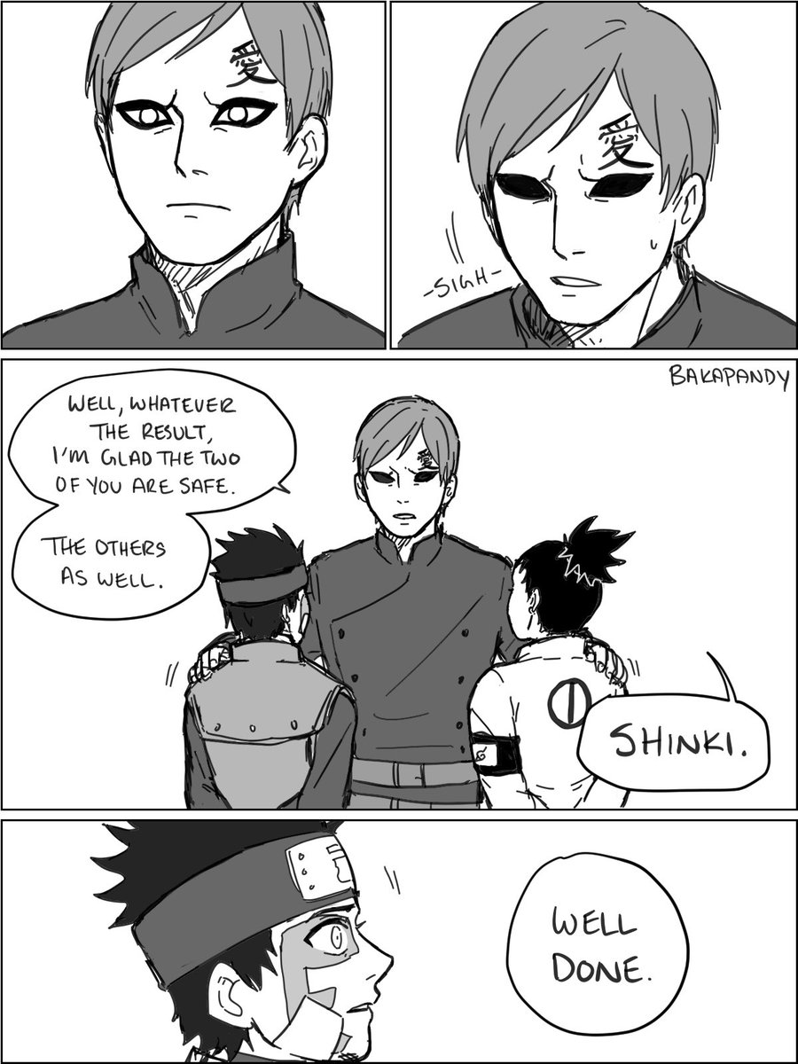 Epilogue: post ep 169 
side-eyes SP for not giving us a worried Gaara (5/5) 