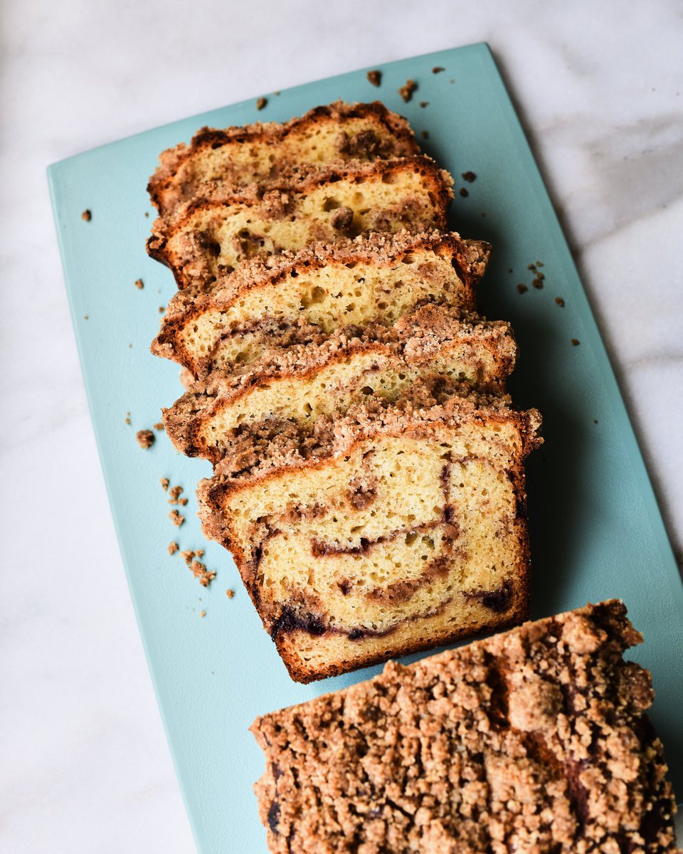 Brown Butter Jammy Yogurt Coffee Cake Loaf. I’ve partnered with my local @Pavilions, @Vons, &amp; <a href="/Albertsons/">Albertsons</a> to use their exclusive O Organics &amp; Open Nature products at home— lately I’ve been reaching for their O Organics Superfruit Fruit Spread for all the things including this!