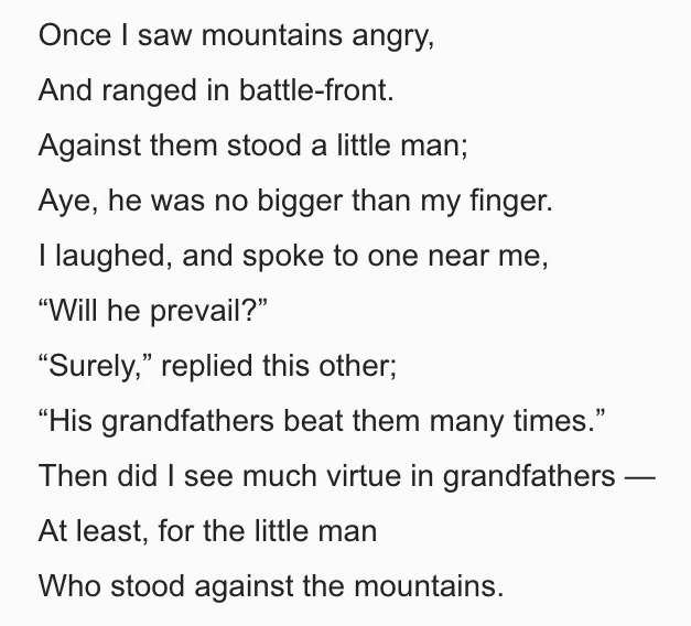 A poem by Stephen Crane.