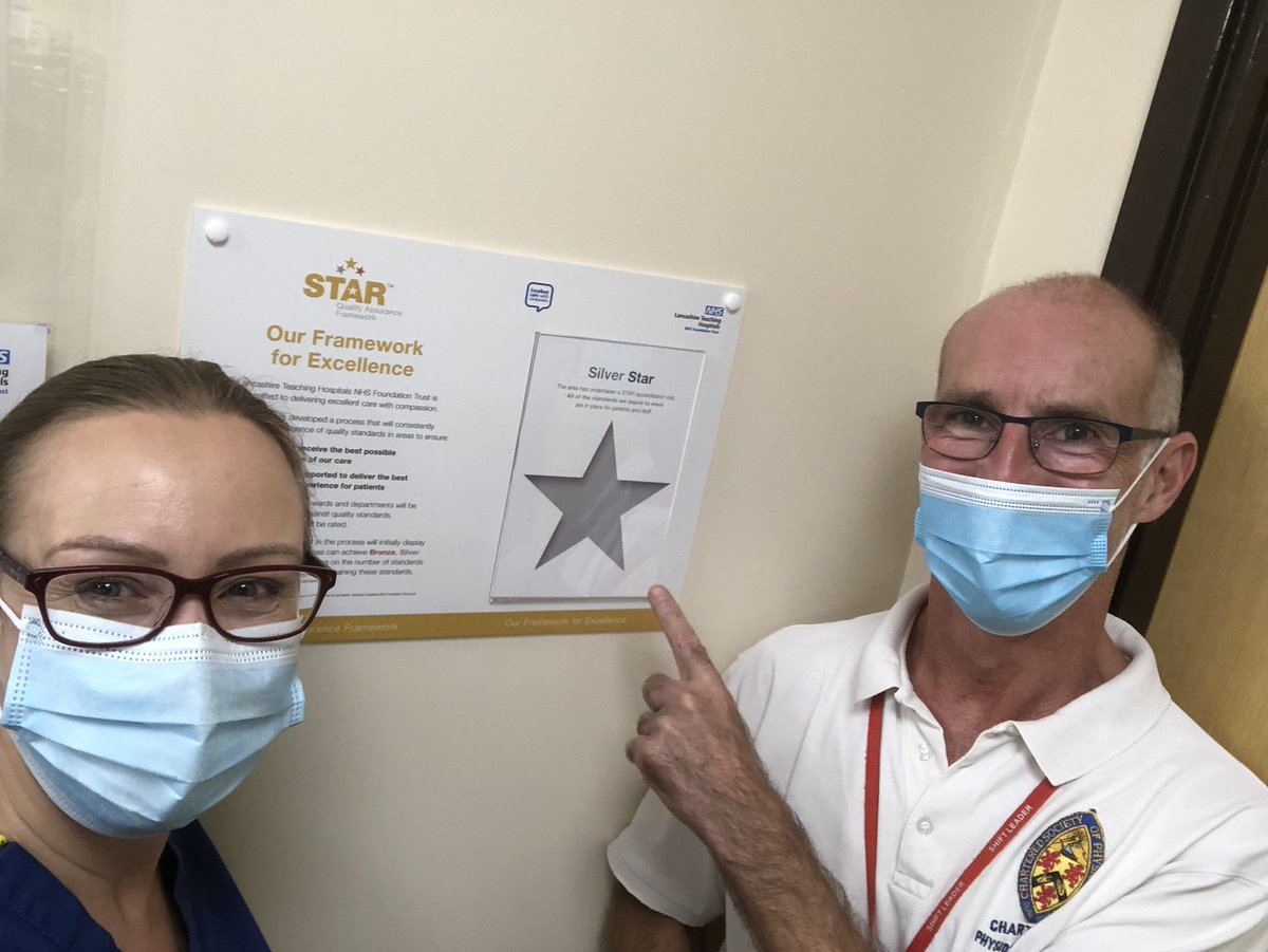 ⭐️ Proud moment alert! ⭐️ 
Finally received our actual silver STAR in #coretherapies CDH this week 
Recognition of our continuous improvements 😊 
#onwardsandupwards 
#teamwork 

@Jenyogibod @clairegranato @annetuc_ot @AnitatheOT @Lennipie