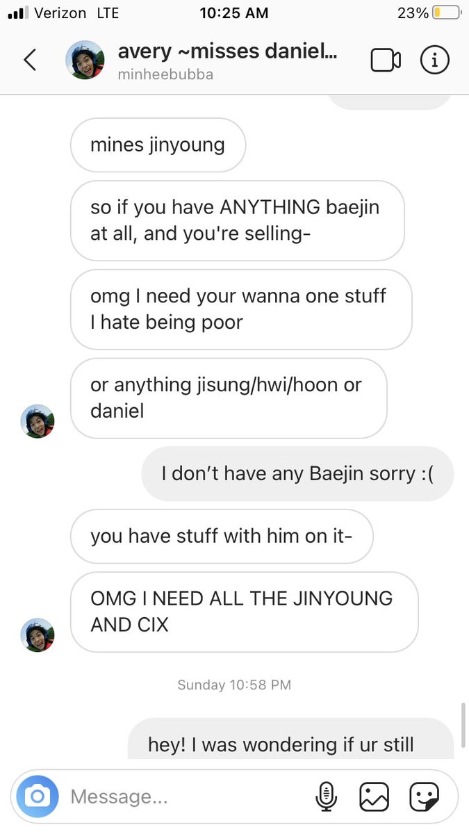 and then again she wants Baejin stuff when it’s first come first serve and by Baejin I thought she meant individually not group stuff