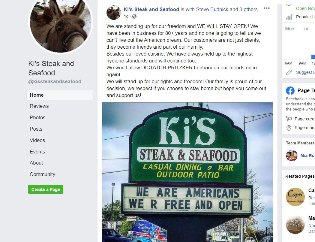 DEFYING ORDERS: Restaurants are taking a stand against Governor Pritzker's COVID-19 restrictions, several of them likening him to a "dictator"Starting tomorrow, they'll be going rogue by keeping indoor dining open against the orderAhead at 6 on  @cbschicago