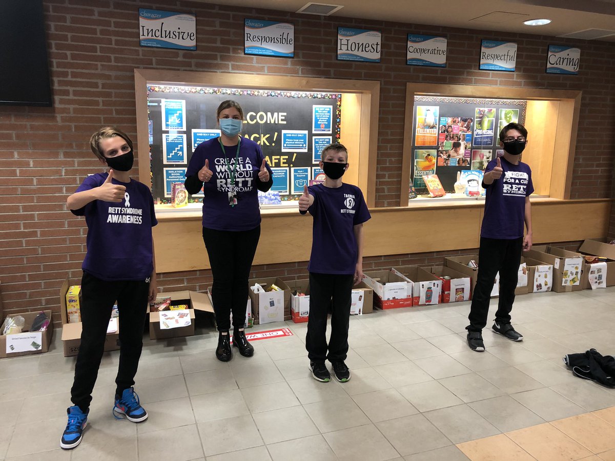 It was great to see a sea of purple today on our Rett’s Syndrome awareness day!  Thank you to everyone for your participation. We hope you learned something new about Rett’s Syndrome and keep the learning and conversation going. #RettSyndromeAwarenessMonth <a href="/PeelSchools/">Peel District School Board</a>