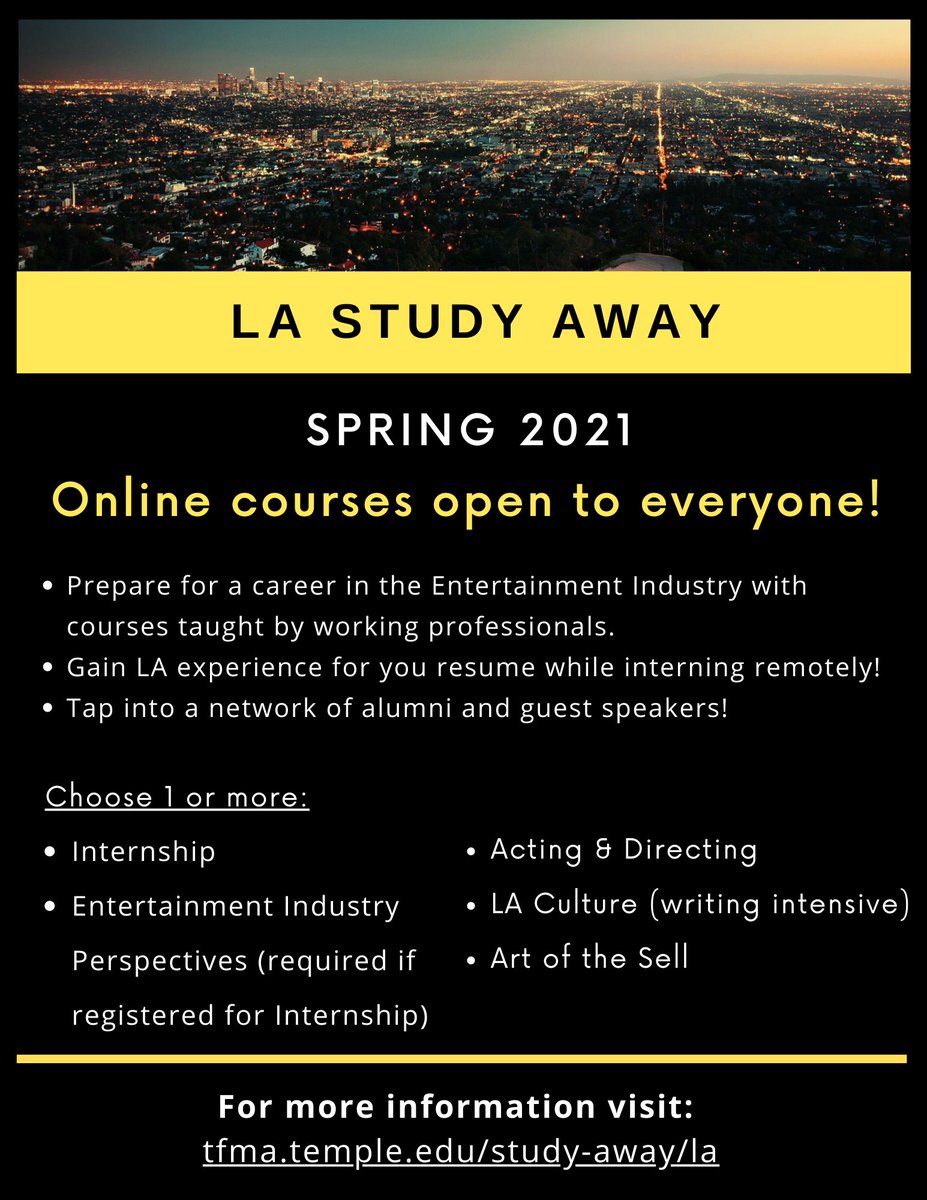 TempleLAStudy's tweet image. It's almost time to register for Spring classes, check out our website (link in bio) for more information!