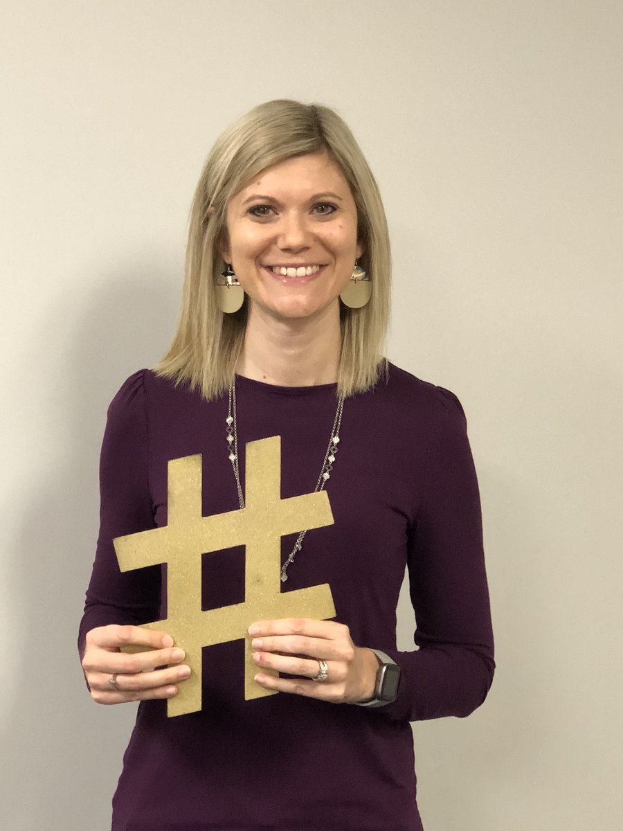 JMcDowellEdD's tweet photo. I was able to hand out the first #GoldenHashtag of the year to Mrs. Beatty! She’s done a fantastic job of sharing the awesome things happening in her classroom. #PromoteGreatness #NENPride https://t.co/uscdZhr3S9