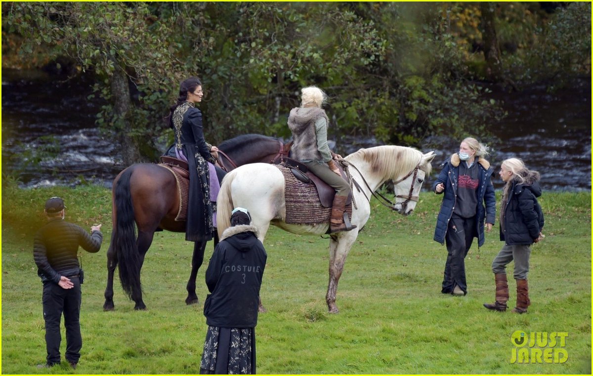 FreyaAllanFan's tweet photo. 📸 Freya Allan &amp; her co-star Anya Chalotra on the set of Netflix's "The Witcher" Season 2 in High Force, Durham, United Kingdom on October 20, 2020. #FreyaAllan #NetflixTheWitcher #TheWitcher #TheWitcherNetflix #AnyaChalotra https://t.co/s4OlJTQ93k