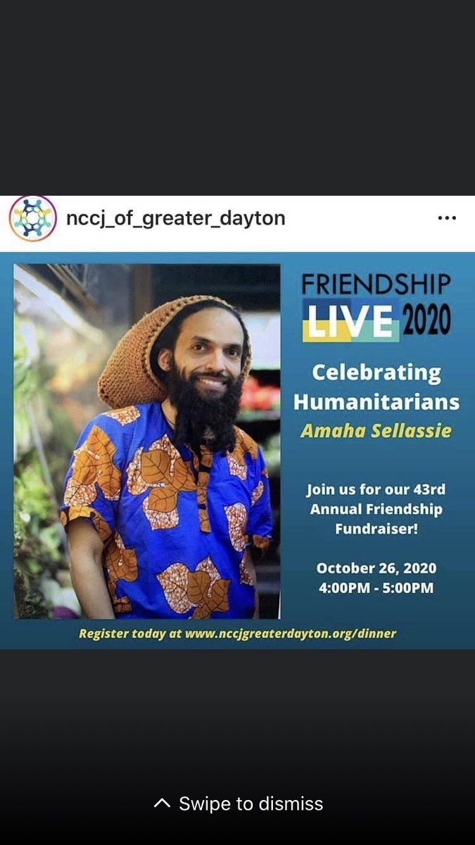 Check out the 43rd Annual Friendship Fundraiser! Let’s all thank UC Sociology’s Amaha Sellassie! #bearcatsoc #Amaha #43rdfriendshipfundraiser #DaytonOH