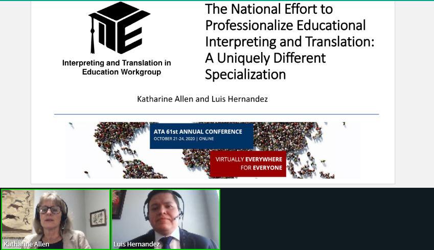 Excellent initiative by @ITEworkgroup - The National Effort to Professionalize Educational Interpreting and Translation #ATA61Professionalize #ITEproud #ATA61 @atanet