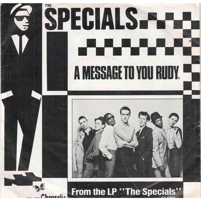 Also in 1979 an English ska revival band The Specials recorded A Message To You Rudy. By the early 80s this music had crossed the ocean as part of the "alternative" sound, though these bands were featured in many teen movies at the time.I LOVE this one.
