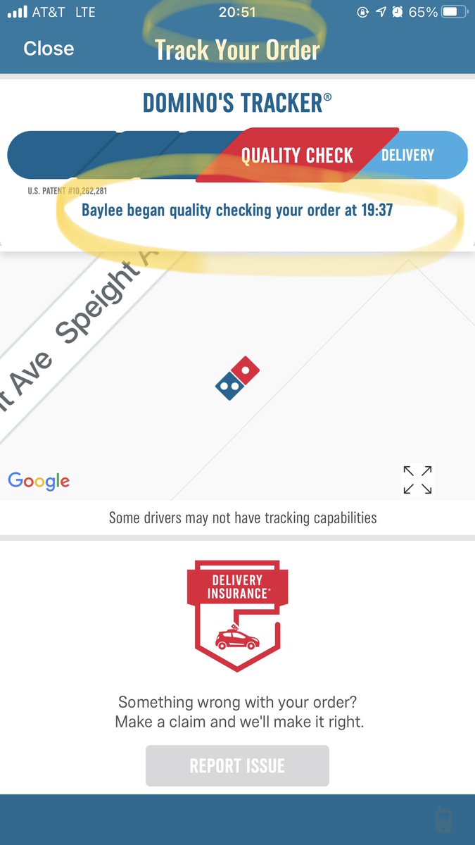 angfet80's tweet photo. Guessing this order isn’t going to be very hot or fresh when it FINALLY leaves the store and arrives @dominos Should have bought a @DiGiorno and made it my damn self... #whydoIkeeporderingfromthem https://t.co/BjqGrNgoIC