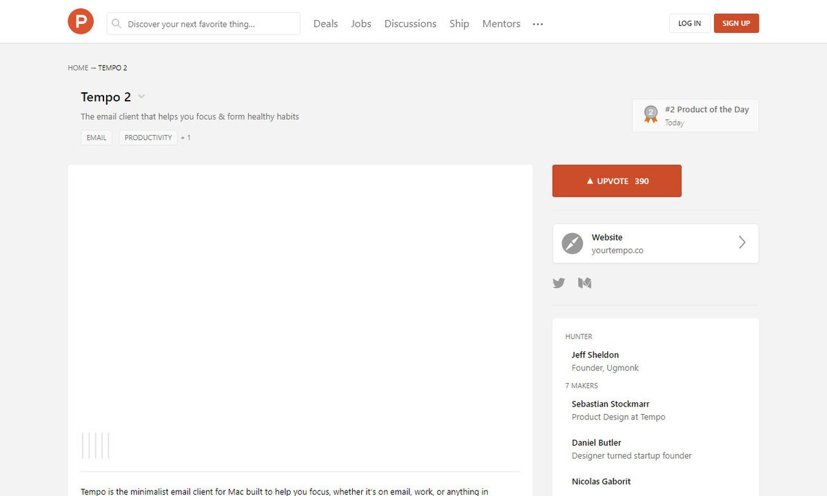 MailMinds's tweet image. Tempo 2 — The email client that helps you focus &amp;amp; form healthy habits
#tempo #minimalistemailclientmac #calmingspace #anything #healthyhabits #emailmarketing
via producthunt.com
☛ amp.gs/LD04