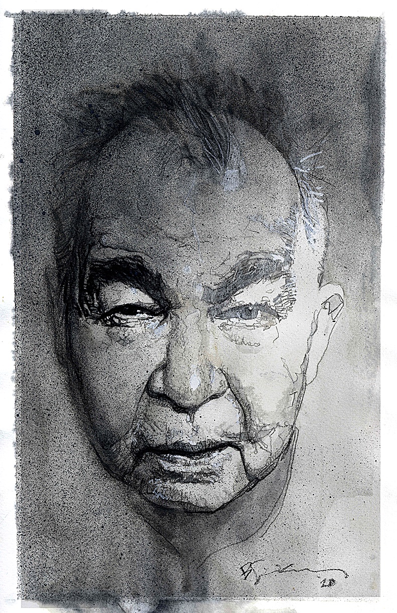We miss you, John Prine ! Happy Birthday  Amazing art by amazing artist 