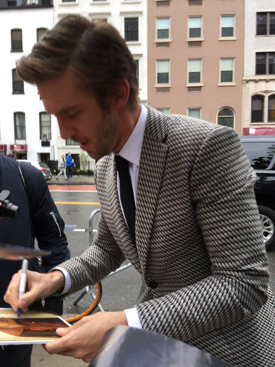 Happy birthday dan stevens. throwback to tribeca film festival three years ago. 