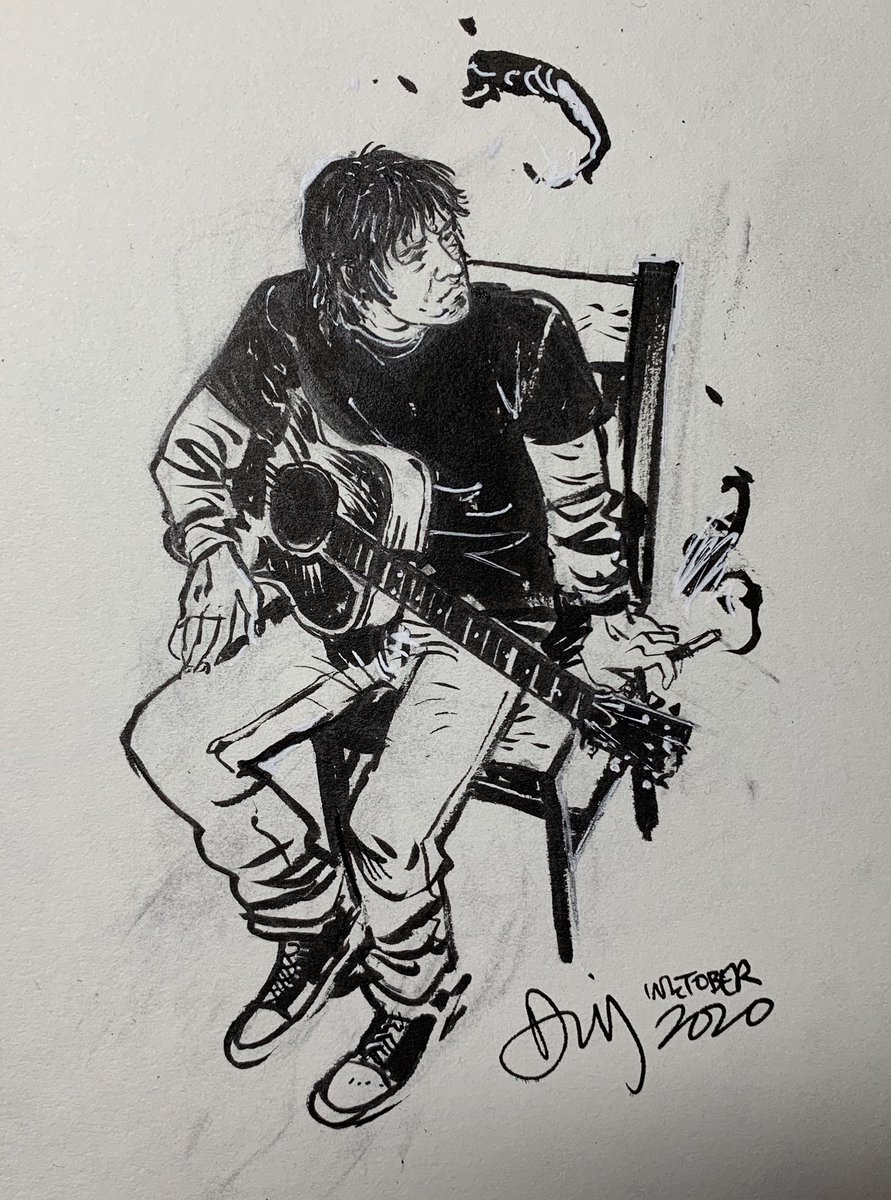 Elliott Smith for #rocktober #inktober #inktober2020 