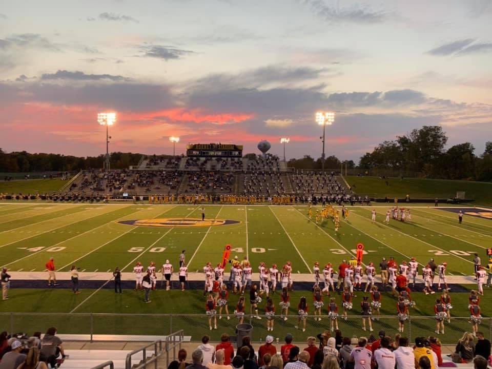 slemm1's tweet photo. @TranLongmoore The band was certainly masked and following social distancing. The rest of the stands on either side...not so much. You chose to call all out an entire school in a comparison. https://t.co/0QuM0kUZxK