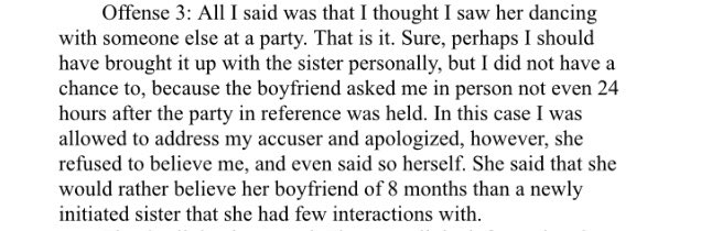 2. I thought I saw the girl *dancing* with someone at a party, and got asked about it because I apparently wasn’t the only one. I was always honest that I wasn’t sure if I actually saw it or not (cut me some slack, I was a drunk freshman).