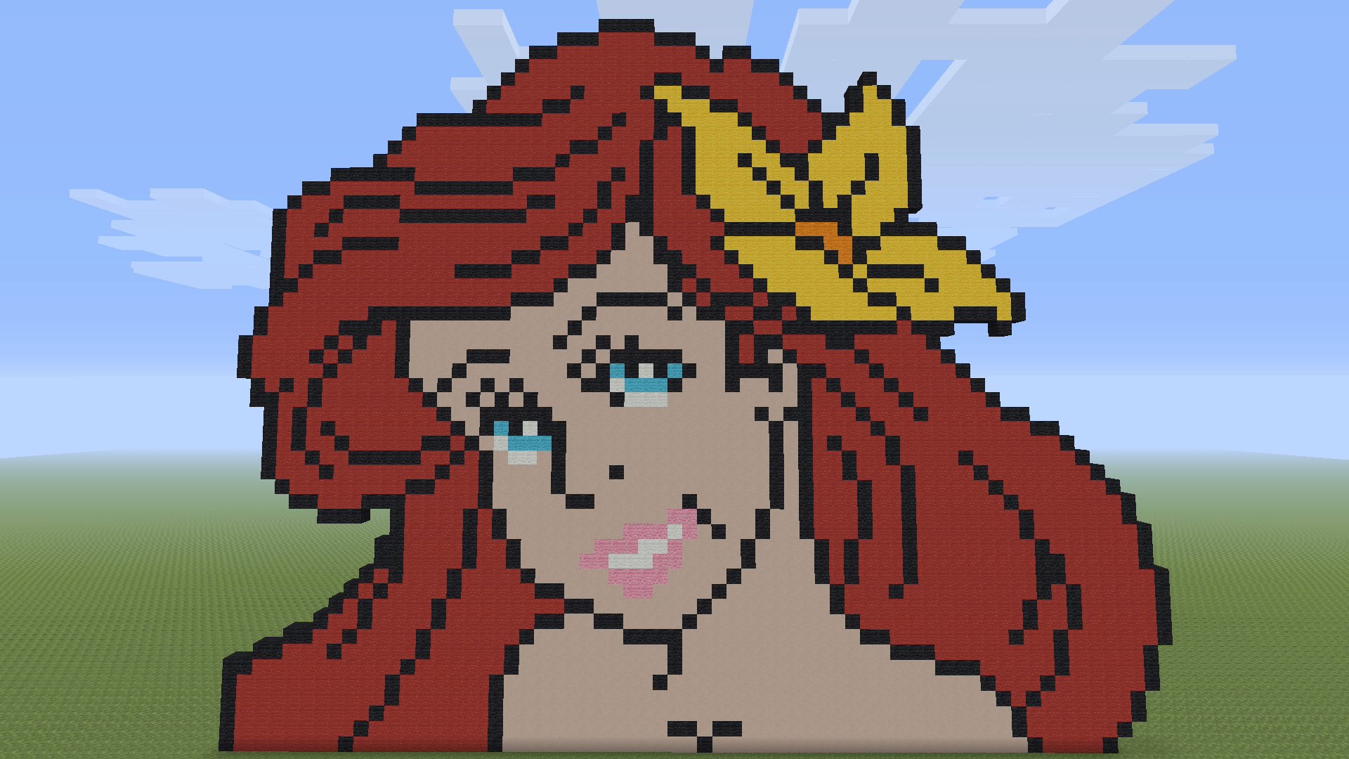 Rocketzer0 Minecraft Pixel Art Ariel The Little Mermaid Head T Co Ycgc3kopqy Disney Minecraft Disneyprincess Mermaid Pixelart Art Princess Disneyplus T Co Jremv0fdet Twitter