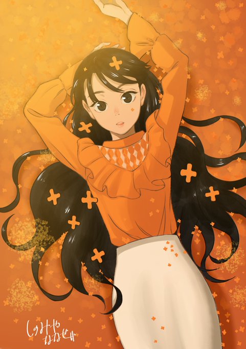 「orange theme skirt」 illustration images(Latest)｜2pages