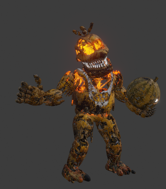 Lucigu8 Fnaf Ar Jack O Chica Port Release Features Fixed Rig Inspired In Mlsp3nce Eye Flexes For The In Game Skin 2 Versions The Ar One And The One With