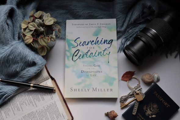 "How could her words be so perfectly timed, poured together in a recipe of hope...? Of course, Shelly didn’t know, but our friend Jesus knew, and he offers us comfort through the words of his daughter."– <a href="/emilypfreeman/">emily p freeman</a> <a href="/ShellyMillerWR/">Shelly Miller</a> 
📘👉bakerbookhouse.com/products/38739